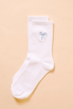 Embroidered Crew Socks