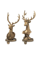 9-inch Resin Gentleman Deer Stocking Holder