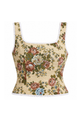 Floral Brocade Top
