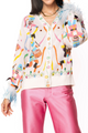 Nutcracker Feather Sleeve Cardigan