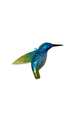 Glass Hummingbird Ornament