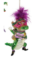 Mardi Gras Crocodile Ornament