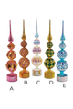 Revolving Lit Glass Tree