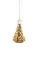 Lit Metallic Tree Ornament