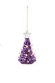 Lit Metallic Tree Ornament