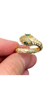 Enamel Snake Ring