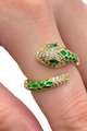 Enamel Snake Ring