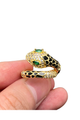 Enamel Snake Ring
