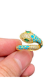 Enamel Snake Ring