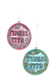 Tinsel Tits Ornament
