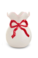 Bow Ruffled Vase