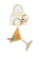Cocktail Beaded Bag Charm