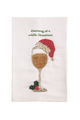 Holiday Bar Beaded Towel