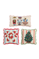 Holiday Beaded Pillow