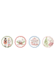 Winter Wonderland Tidbit Plates