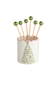 Holiday Toothpick Caddy Set