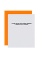 Letterpress Greeting Card