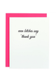 Letterpress Greeting Card