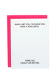 Letterpress Greeting Card