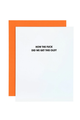 Letterpress Greeting Card