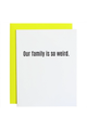 Letterpress Greeting Card