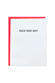 Letterpress Greeting Card