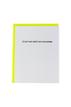 Letterpress Greeting Card