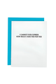 Letterpress Greeting Card