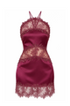 Lace Cutout Mini Dress