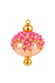 Fluted Pave Finial Ornament