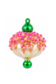 Fluted Pave Finial Ornament