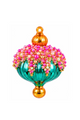 Fluted Pave Finial Ornament