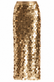 Metallic Paillette Maxi Skirt